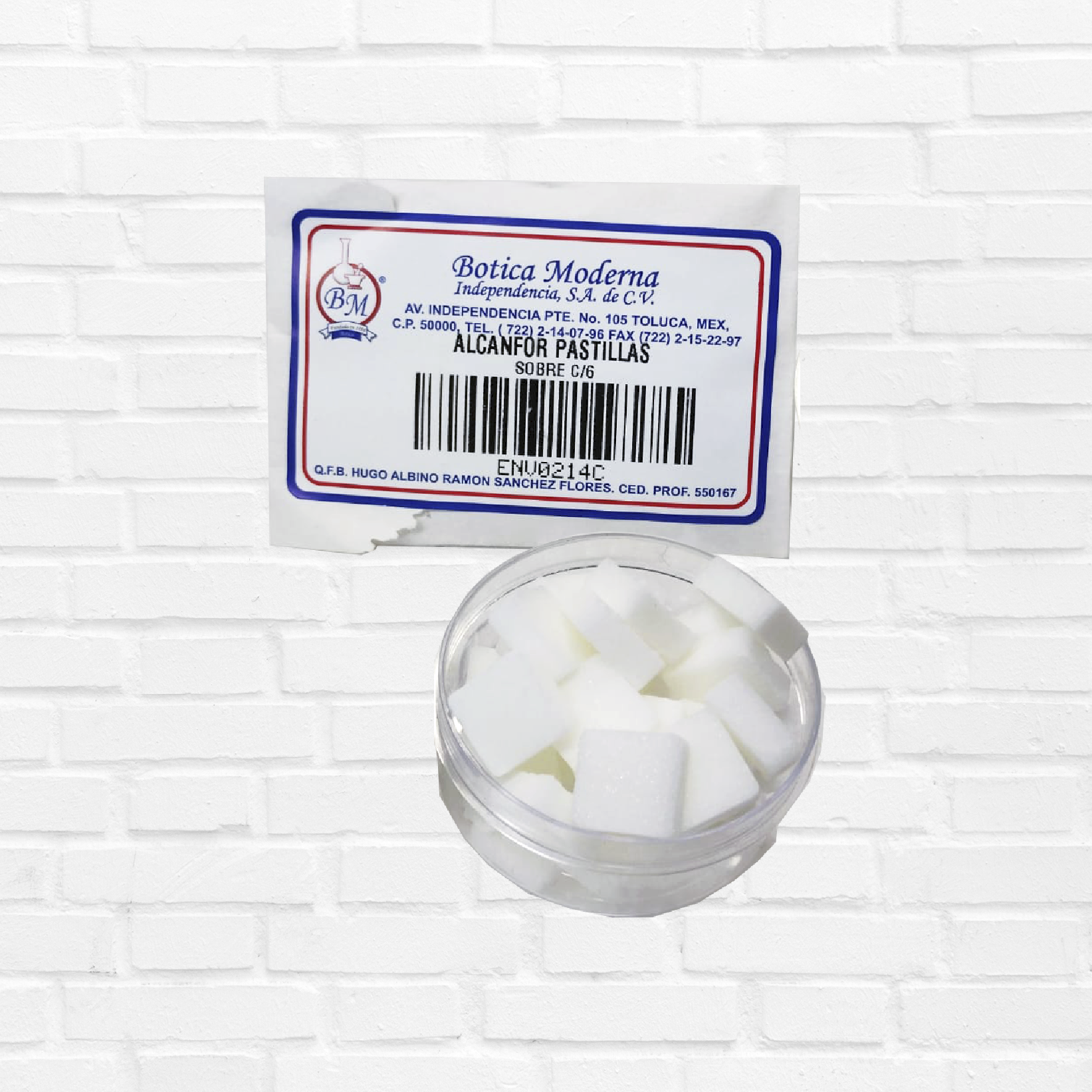 Pastillas de alcanfor