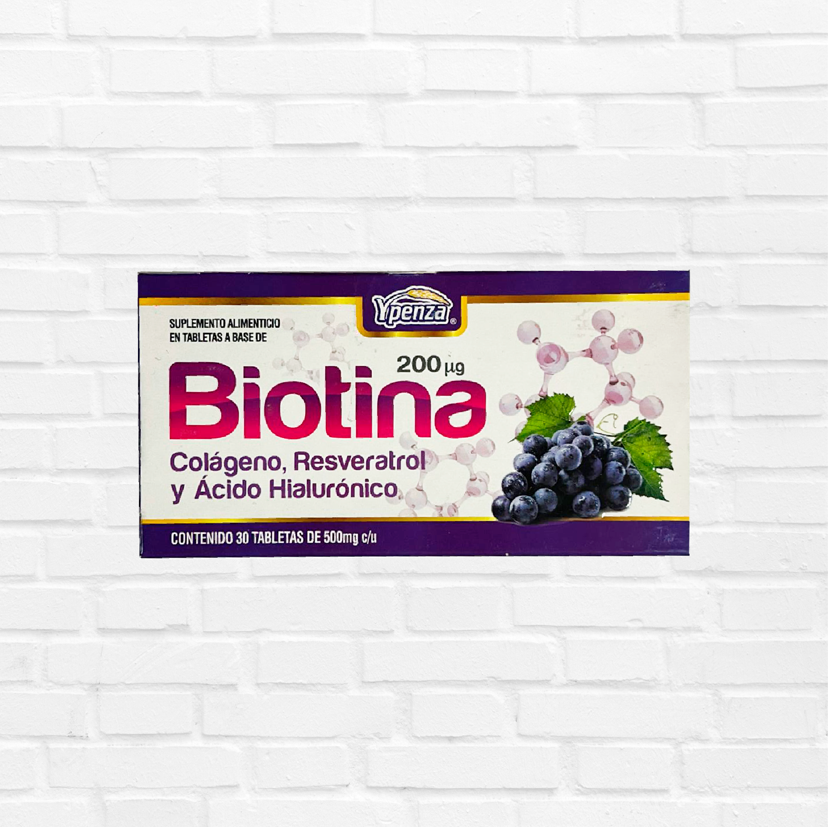 Biotina 500mg con 30 Tab