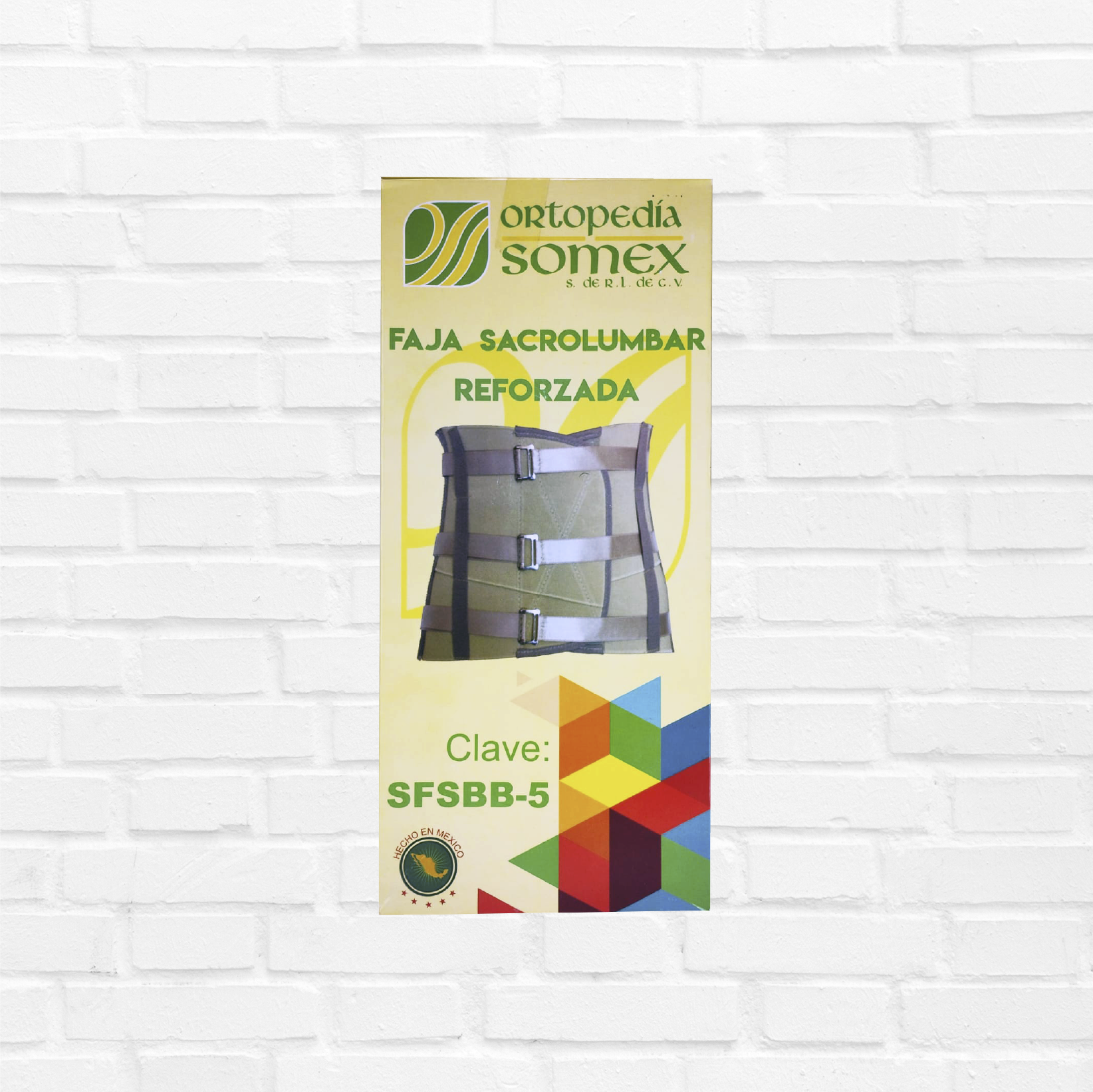 Somex Faja sacrolumbar reforzada
