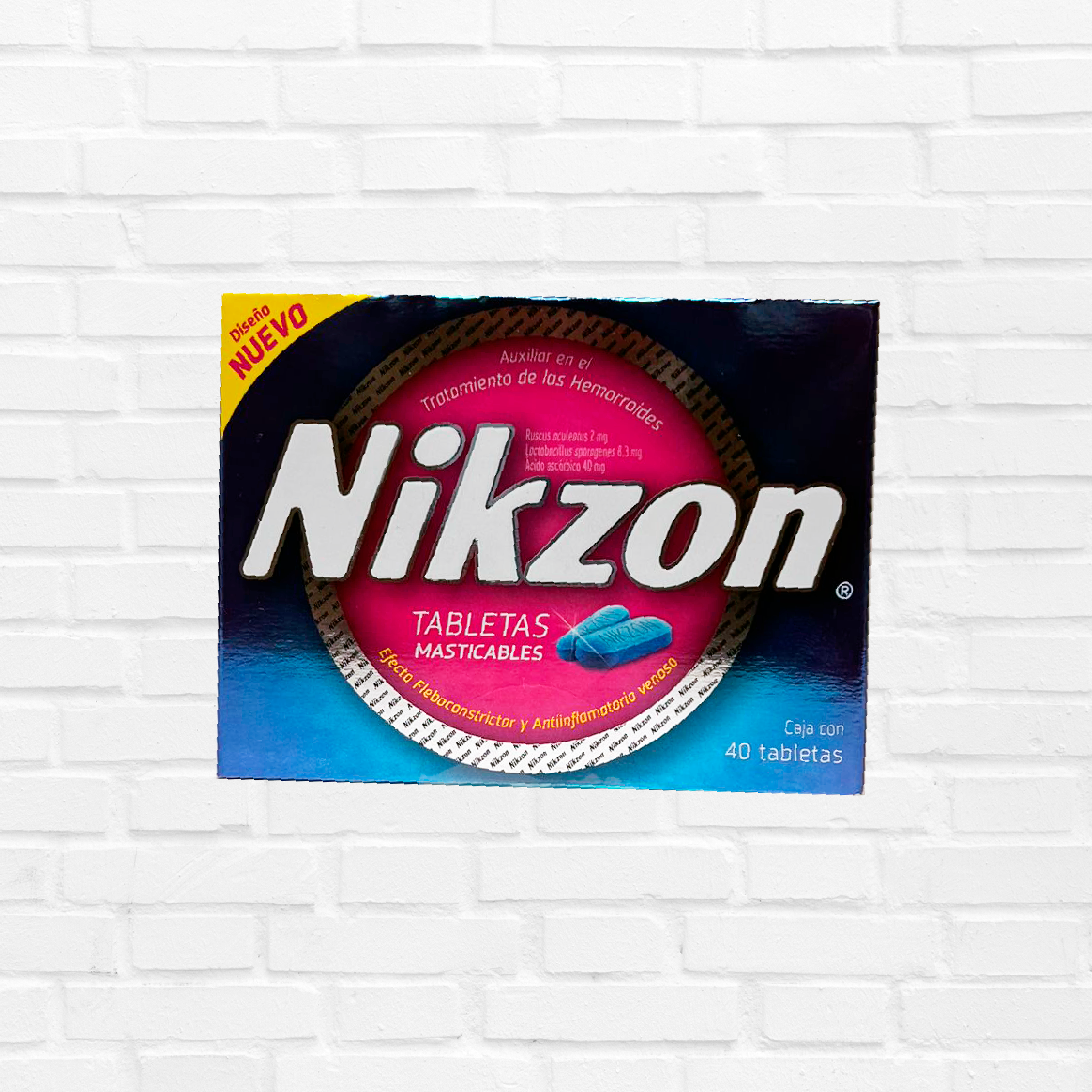 Nikzon Tabletas Masticables 40 Tab