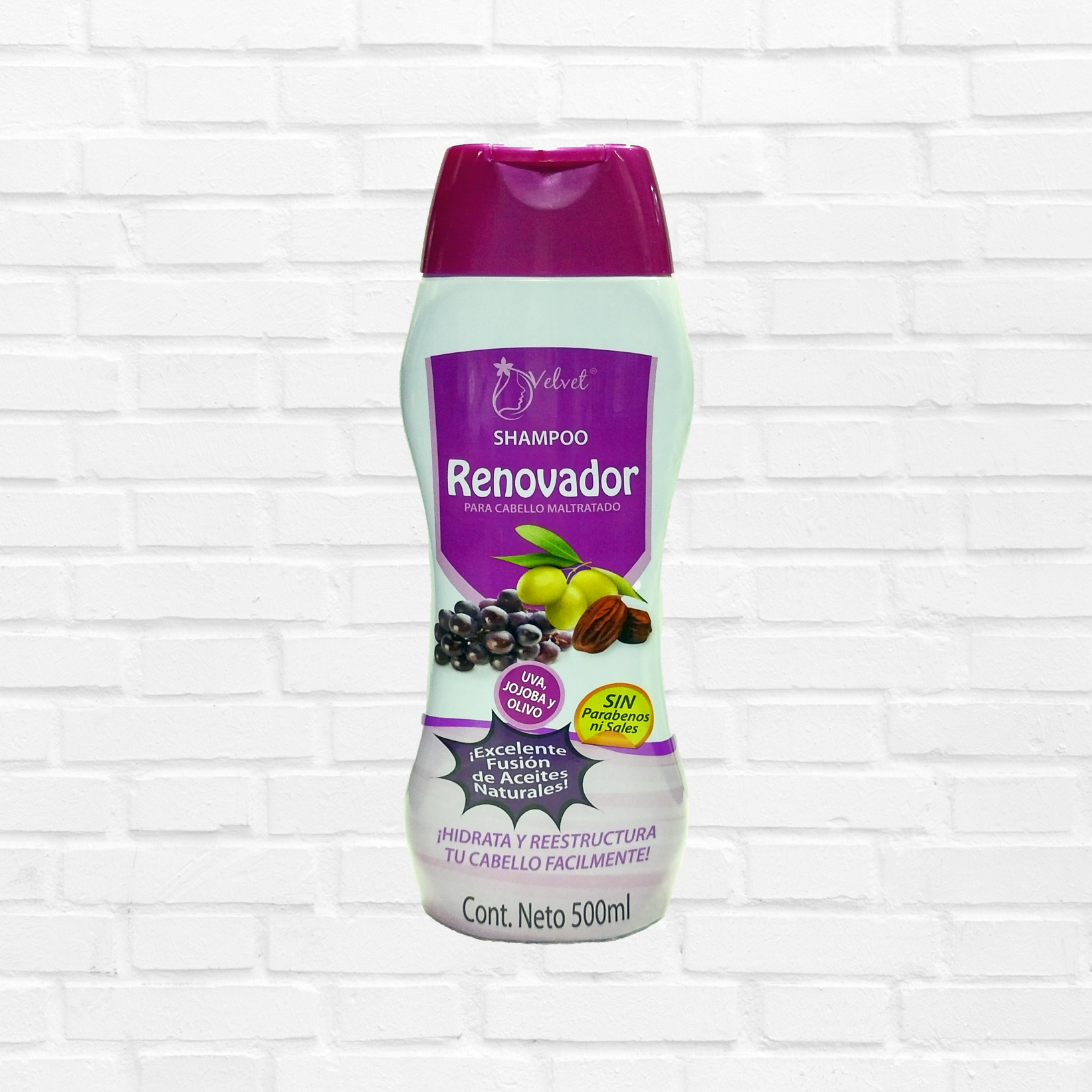 Shampoo renovador para cabello maltratado
