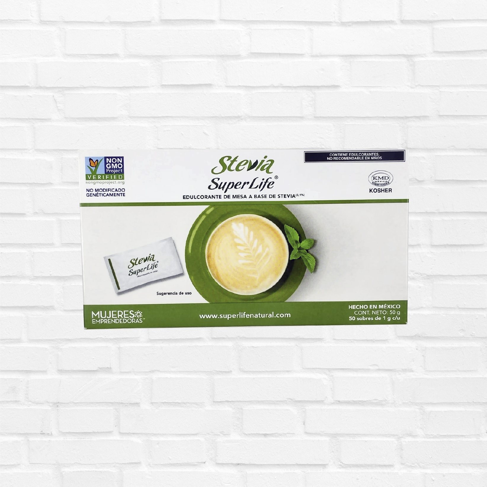 Stevia Super Life con 50 sobres