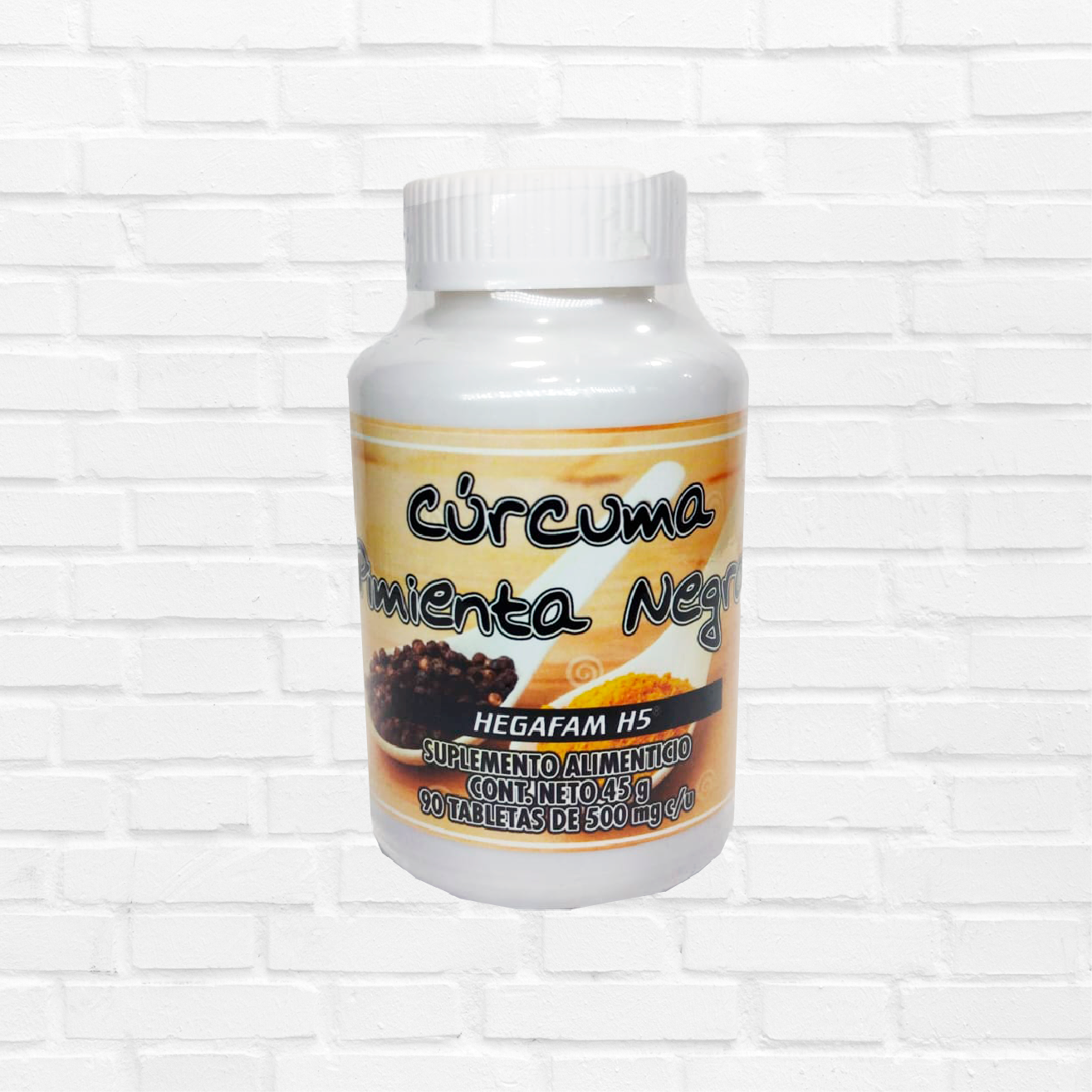 Cúrcuma Pimienta Negra 90 Tab de 500 mg
