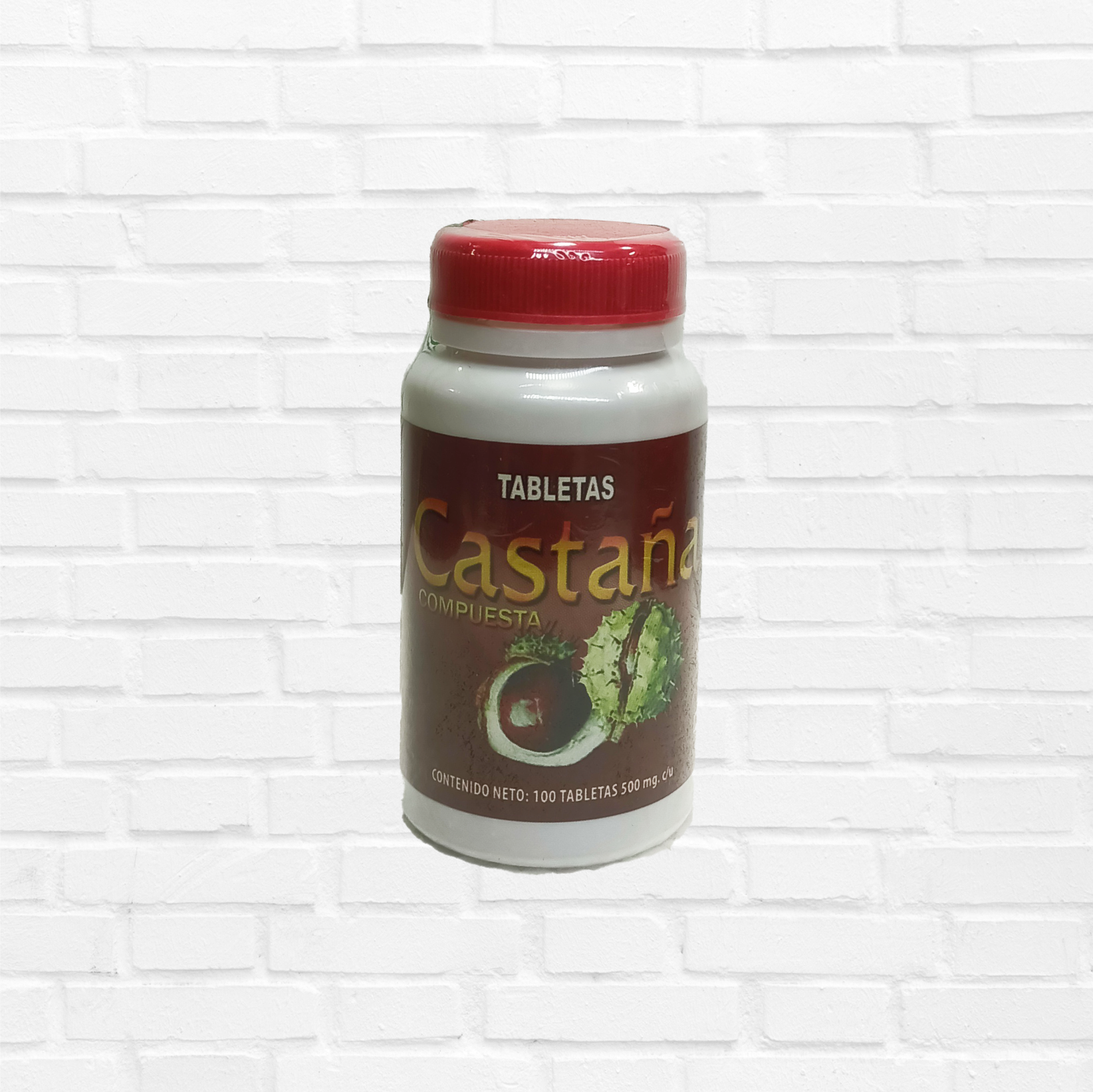 Castaña Compuesta 500 mg con 100 Tab