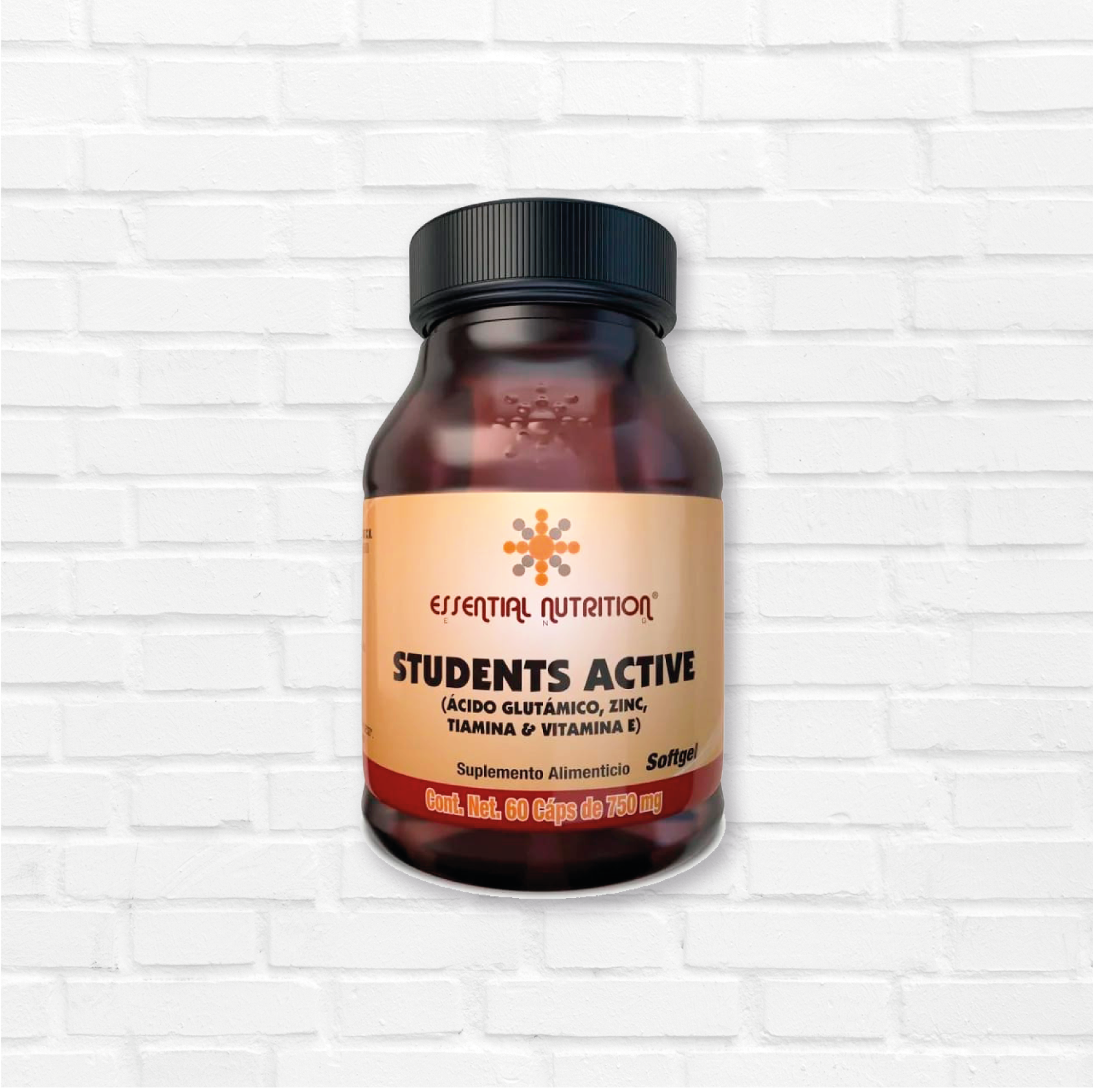 Suplemento Students Active 750 mg con 60 Cap
